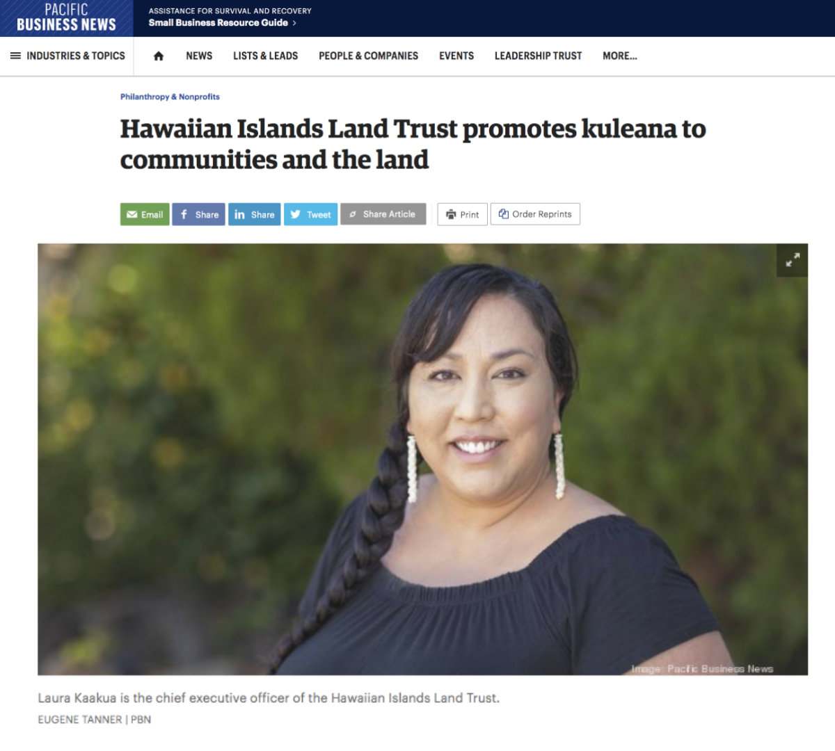 Hawaiian Islands Land Trust Promotes Kuleana To Communities And The